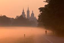 ...takie moje krakowskie...poranny jogging na Błoniach