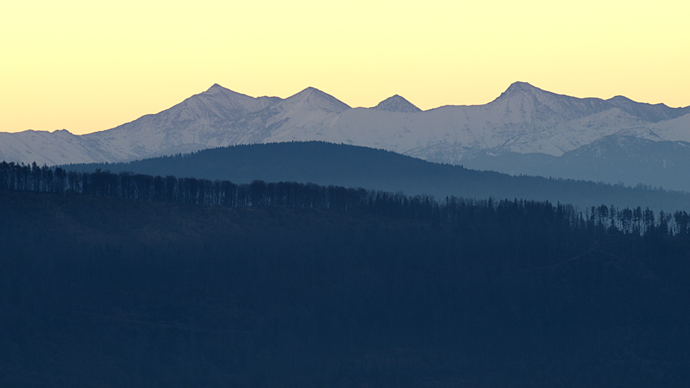 Tatry Zachodnie z Beskidu Małego