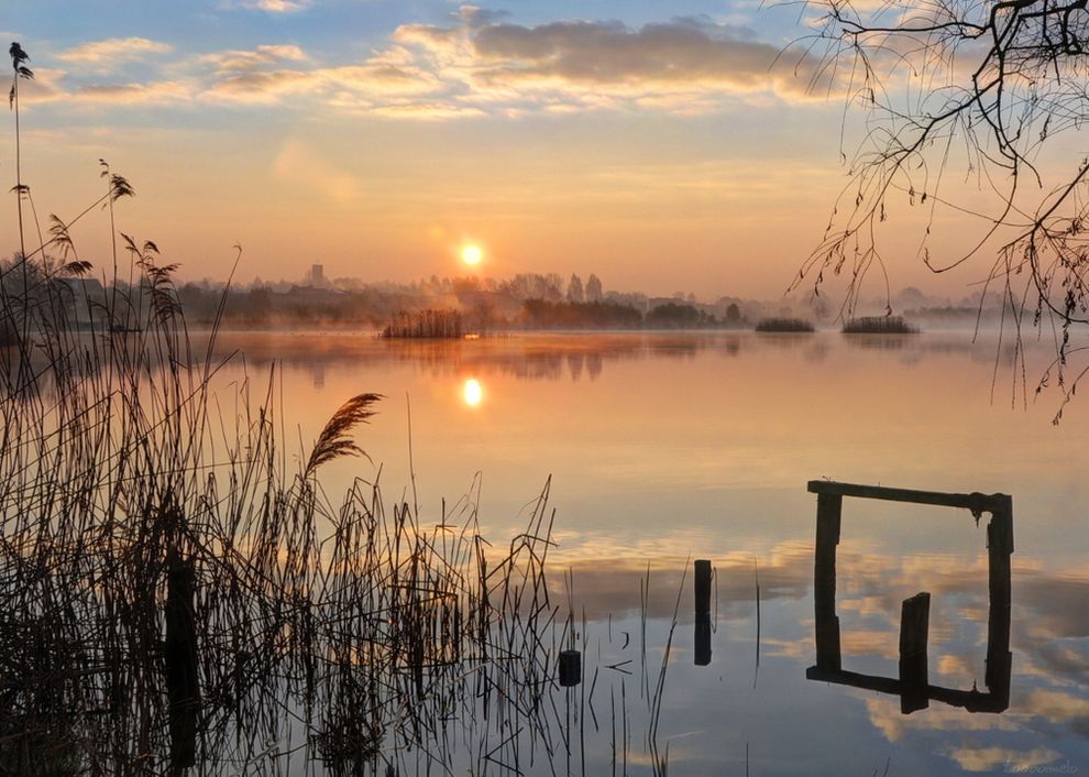 Wschód słońca na Szachtach.