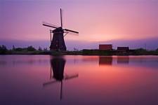 Kinderdijk o poranku