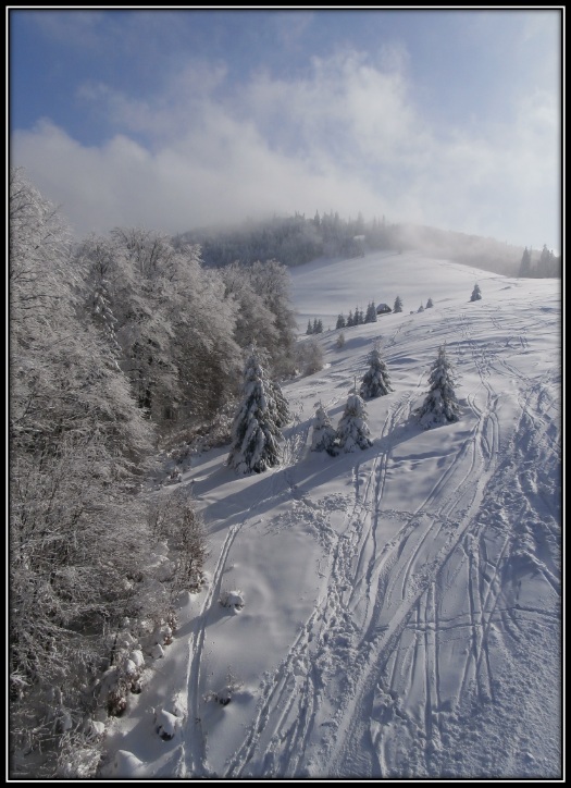 Beskid zimą - okolice Czantorii