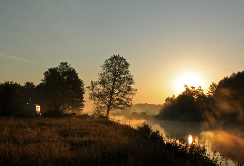 Biwak nad Pilicą