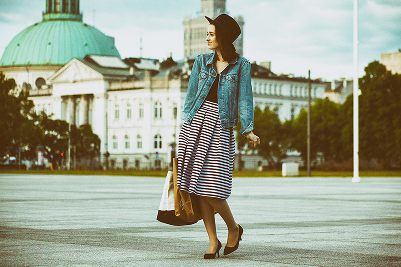 hat in the city