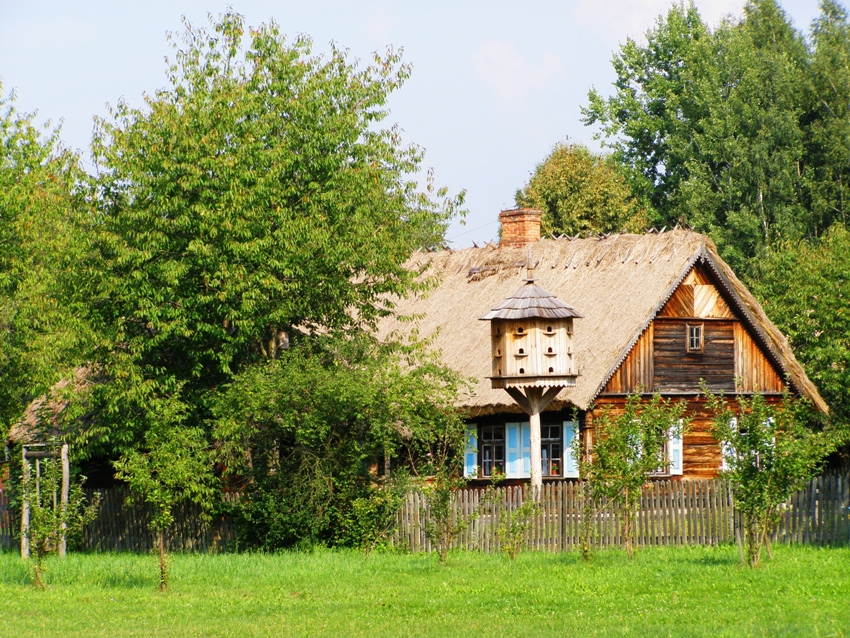 Dom z gołębnikiem