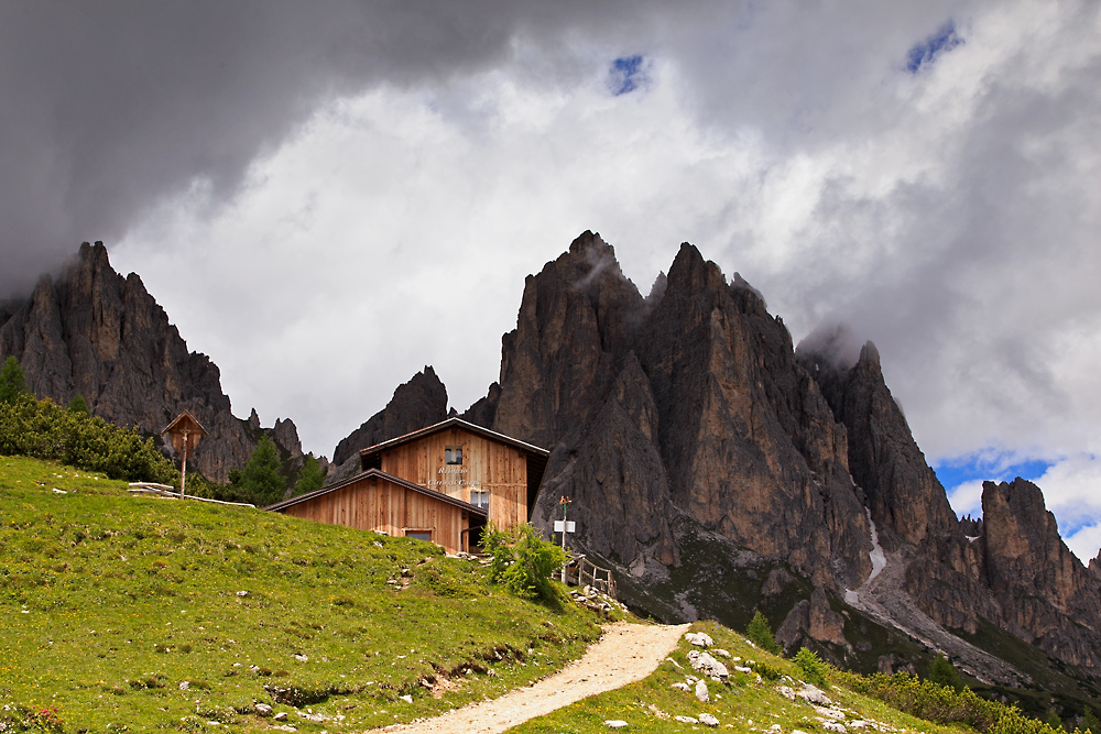 W Dolomitach.