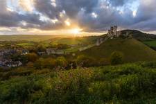 Corfe Castle Jesiennie