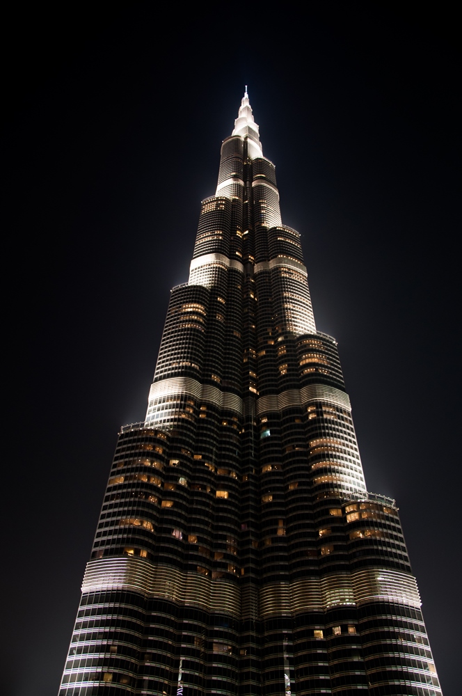 Burj Khalifa nocą