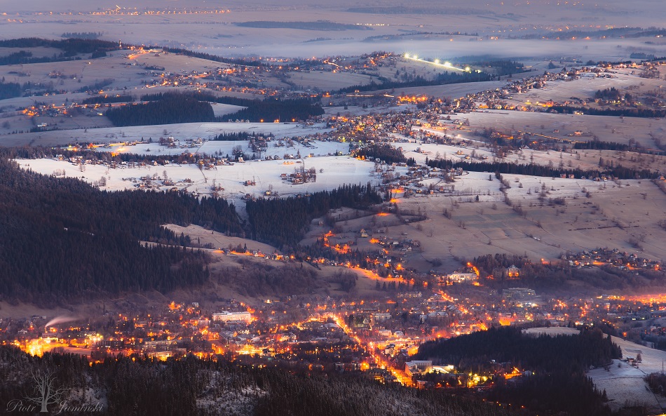 Śpiące Zakopane i okolice.