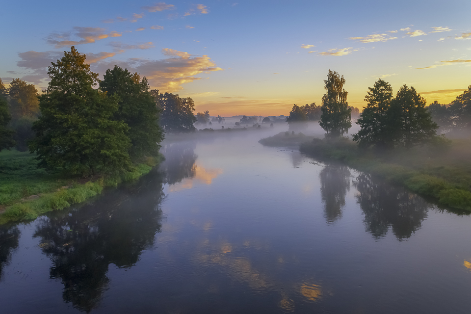 Piła - Świt - Mgła - Rzeka