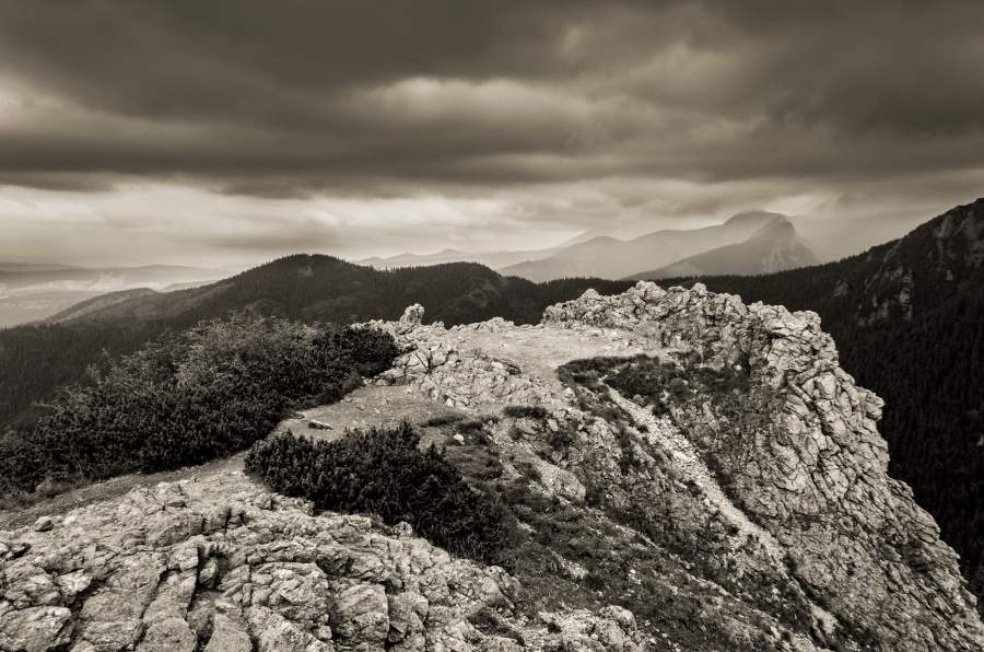 pochmurne Tatry