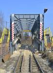 KWK Centrum Bytom - rejon szybu peryferyjnego Witczak, most podsadzkowy. / Coal Mine "Centrum" in Bytom - Shaft Witczak, backfilling bridge.