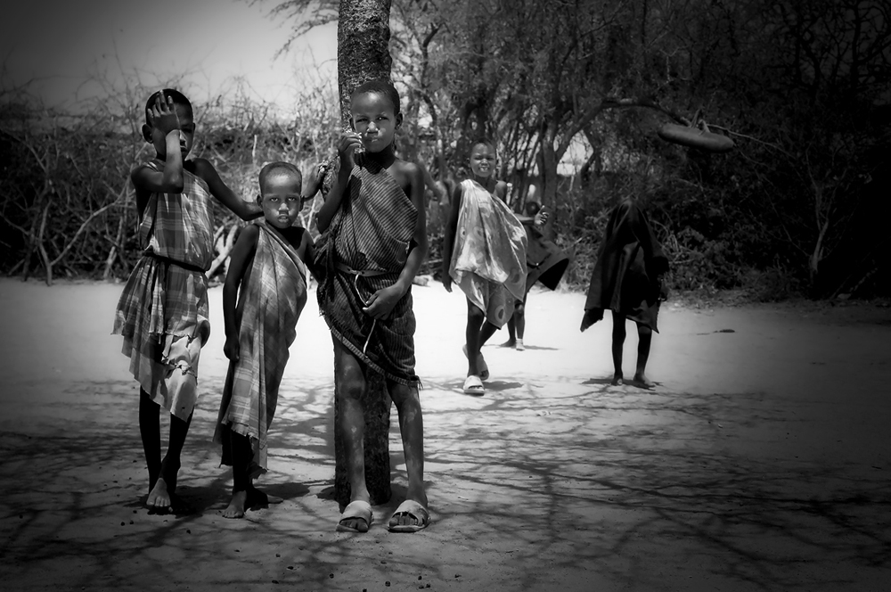 Masai children