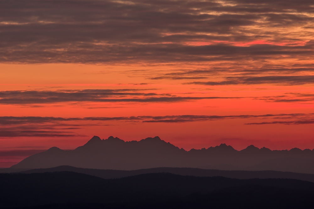 Tatry - widok z Liwocza