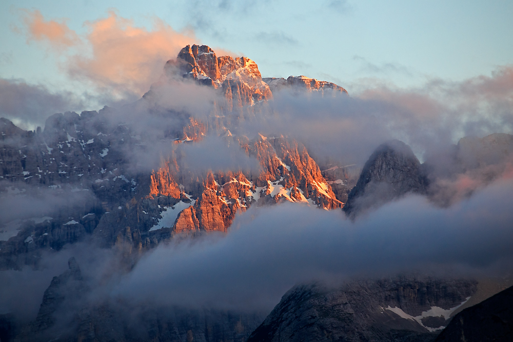 W Dolomitach.