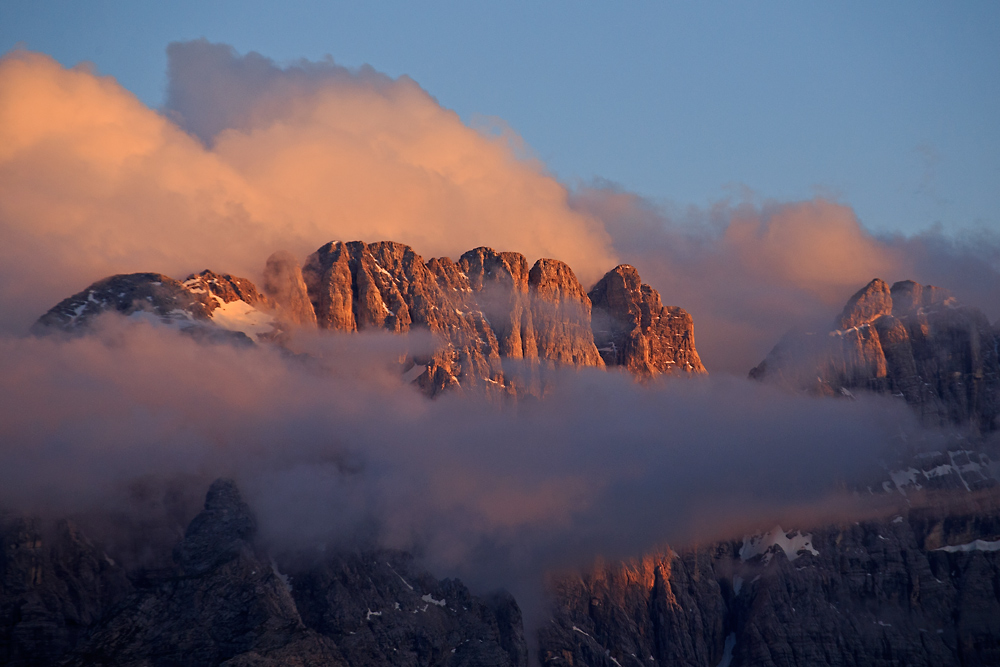 W Dolomitach.