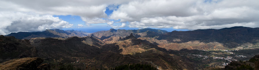 Panorama z Roque Nublo