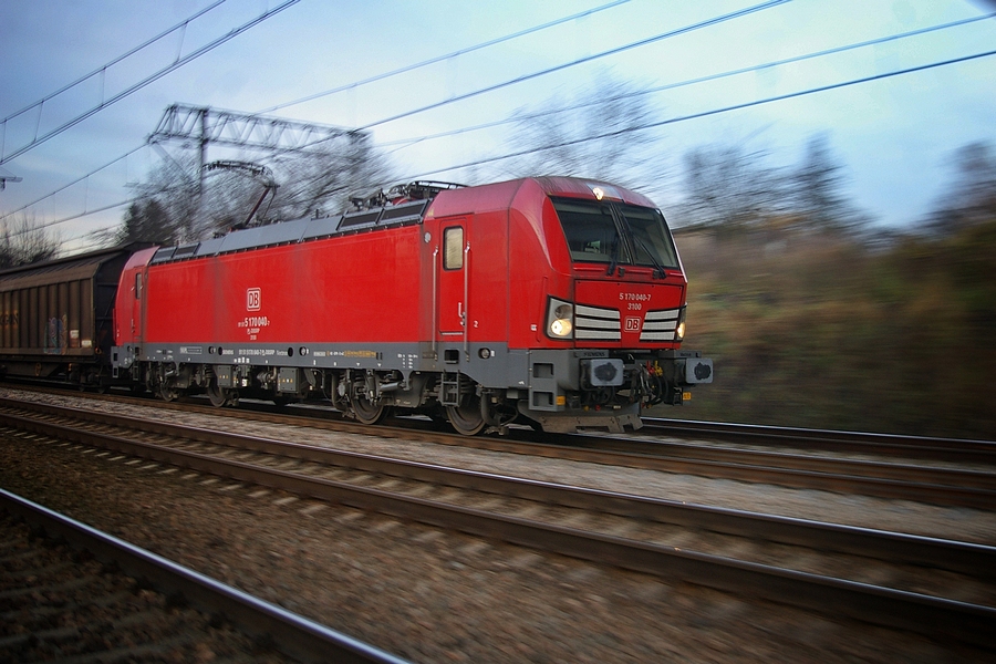 Siemens Vectron w ruchu