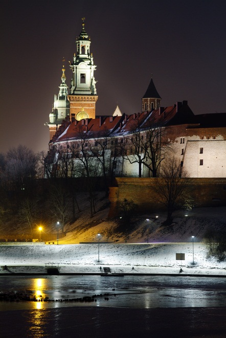 Wawel w odsłonie zimowej