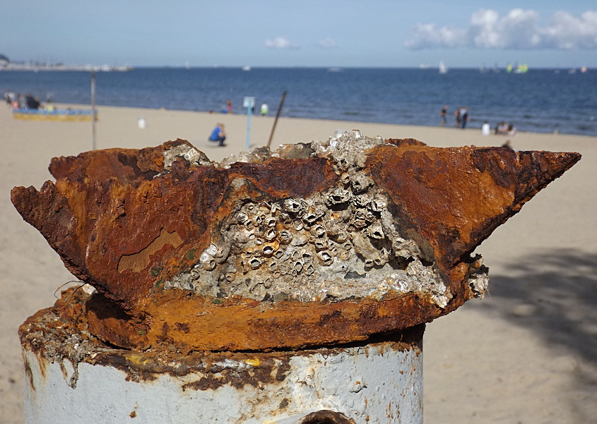 na sopockiej plaży