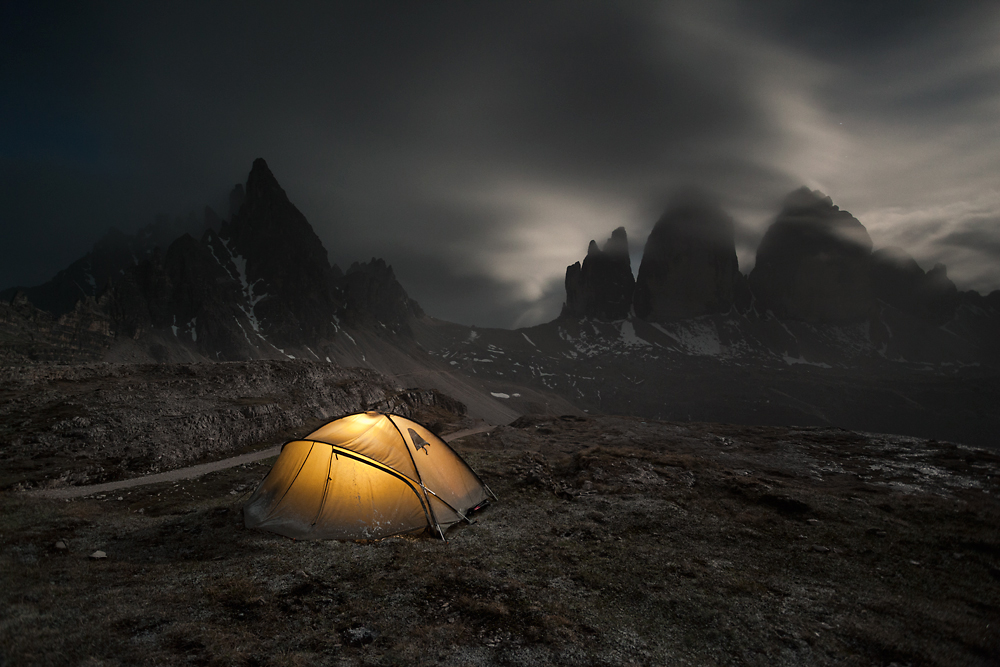 Biwak pod Tre Cime di Lavaredo