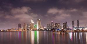 San Diego Downtown by night