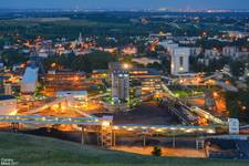 Polska Grupa Górnicza Oddział Kopalnia Węgla Kamiennego Bolesław Śmiały - widok ogólny Zakładu. / Polish Mining Group Coal Mine Bolesław Śmiały - overall view.