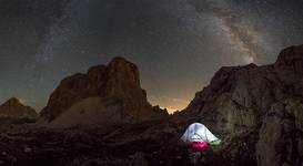 One night in Dolomites