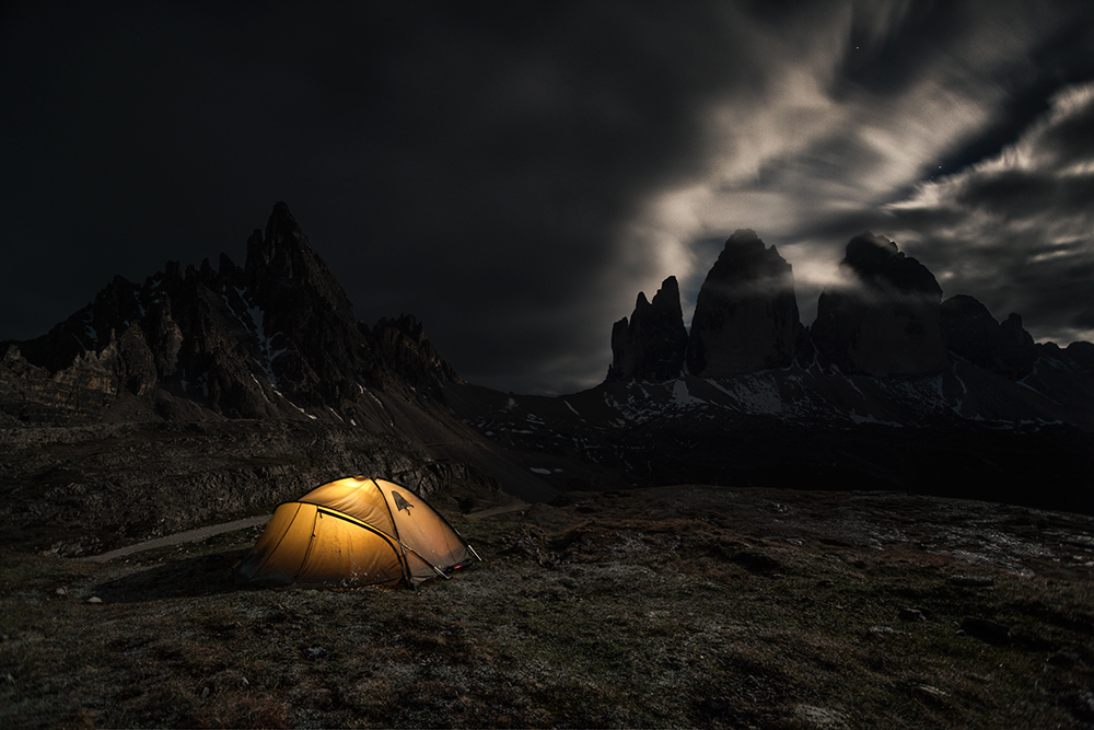 Biwak pod Tre Cime