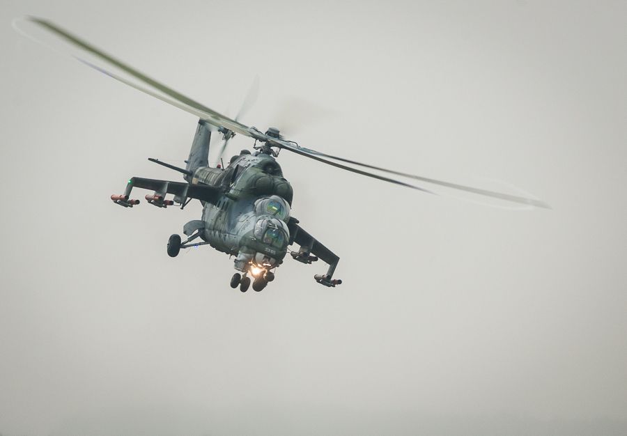 Mi-24 i mgła