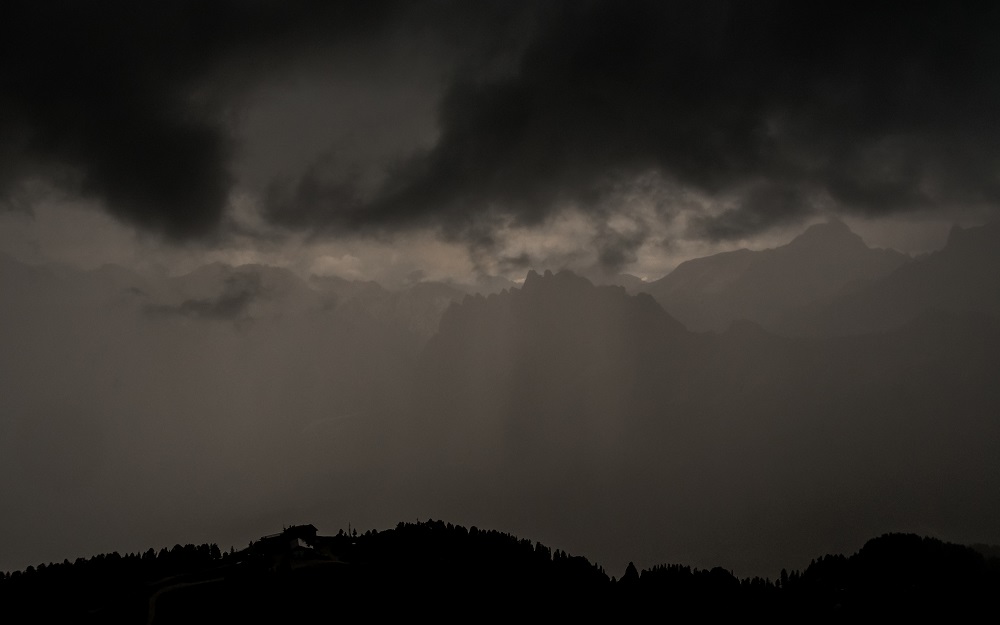 Dolomites after a storm