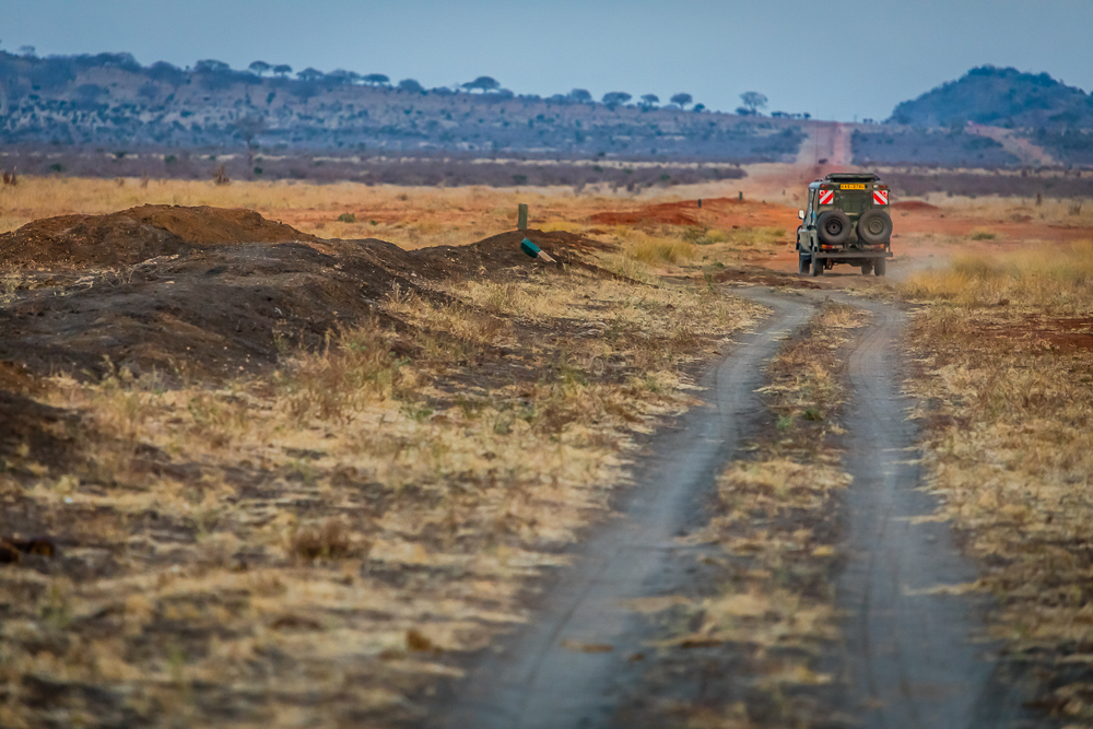 Land cruiser w akcji