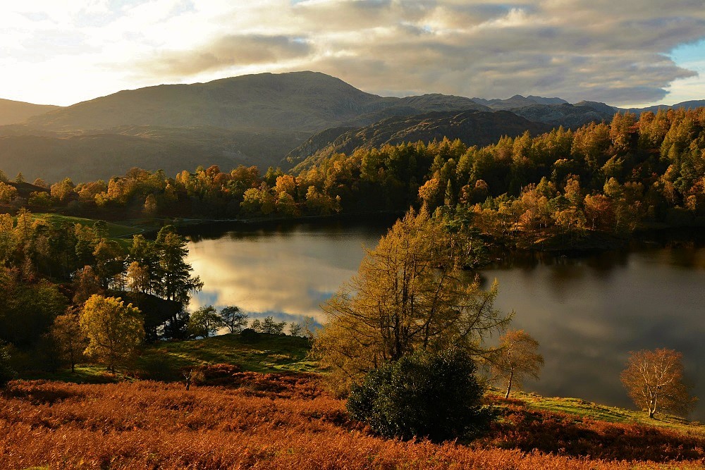 Sunset at Tarn hows