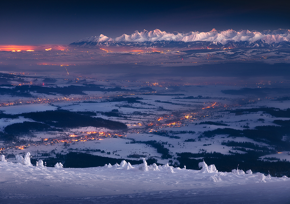 Tatry z Babiej Góry