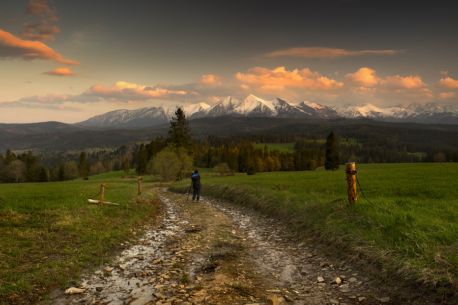 Młody fotograf..