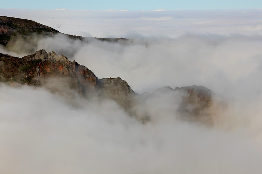 Podróże - Portugalia - Madera -  Pico do Arieiro 1810 m  n.p.m