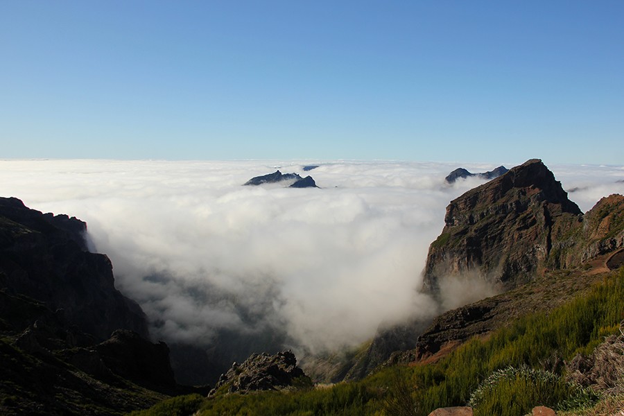 Podróże - Portugalia - Madera -  Pico do Arieiro 1810 m  n.p.m