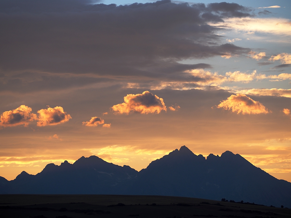 Tatry o zachodzie słońca