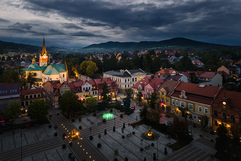 Miasteczko w Górach