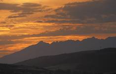 Tatry o zachodzie słońca