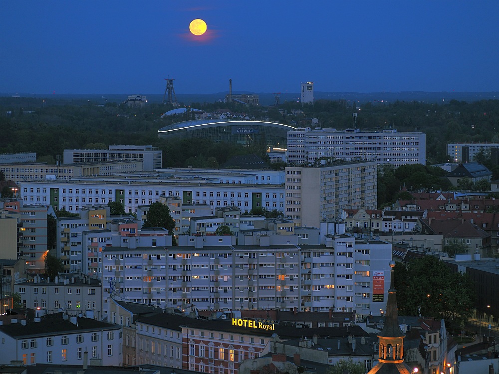 Wieczorne Gliwice