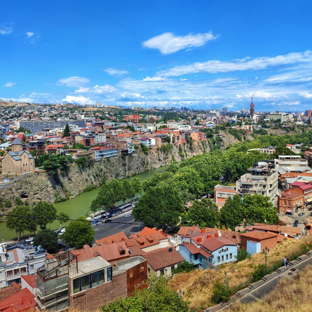 Rzeka Kura i Tbilisi