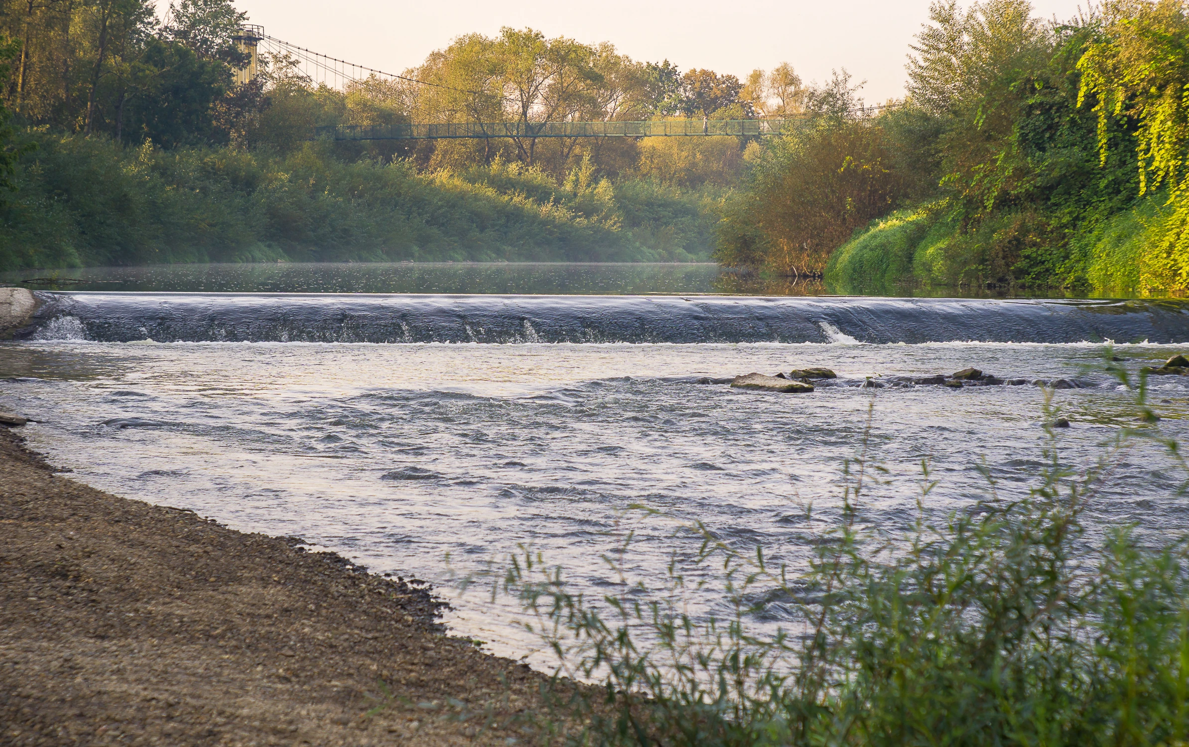 Poranek nad Rabą