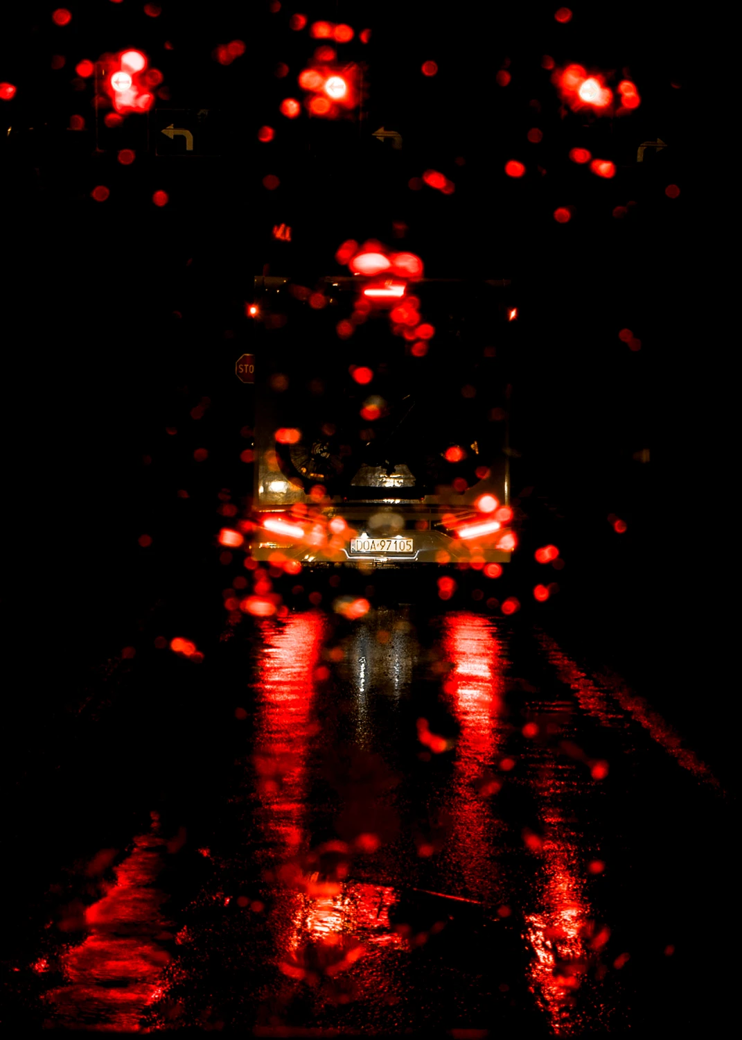 Red and black