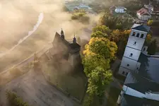 Haczów o poranku