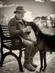 From the series "Me and My Friend"