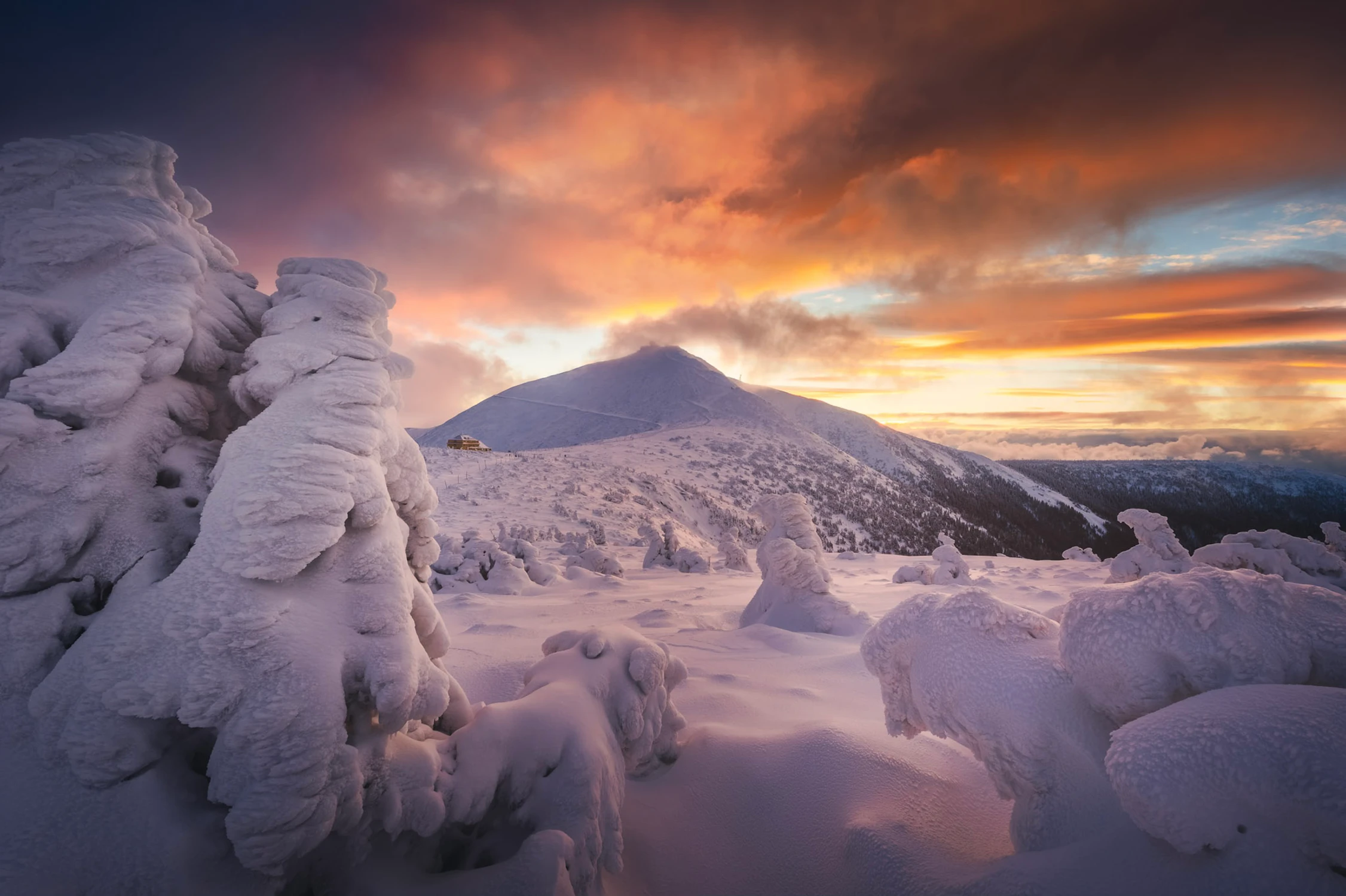 Poranek w Karkonoszach