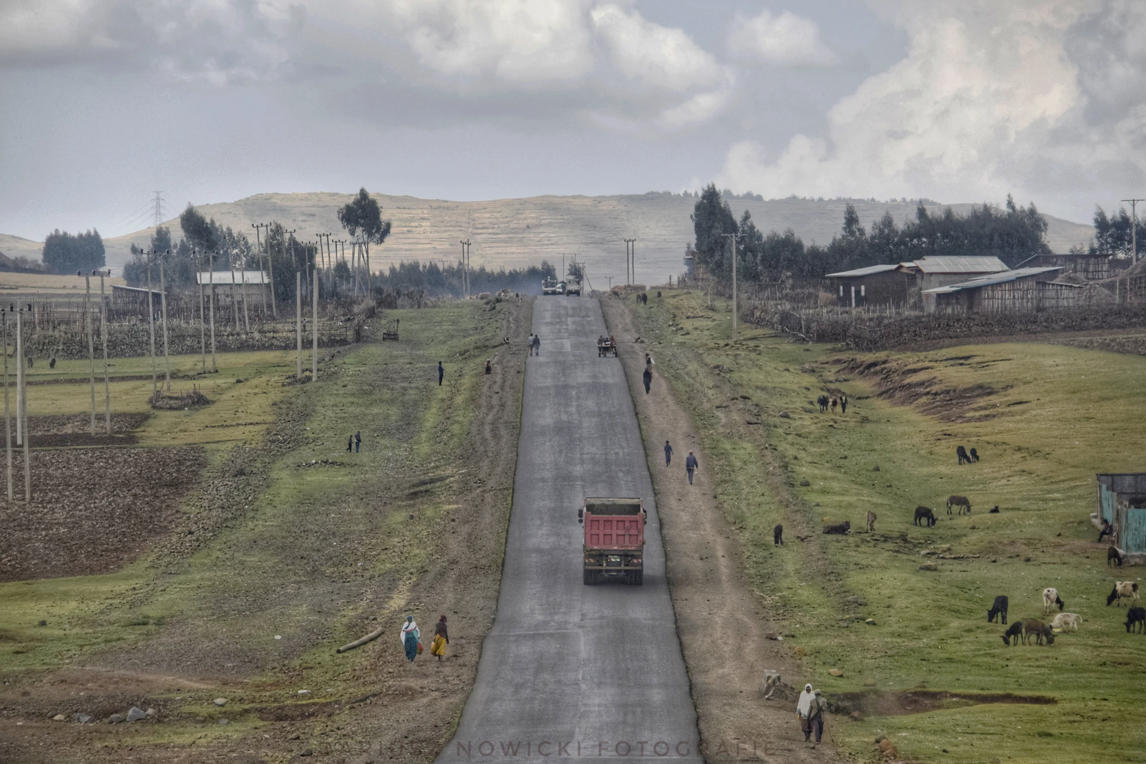 Z drogi .Etiopia