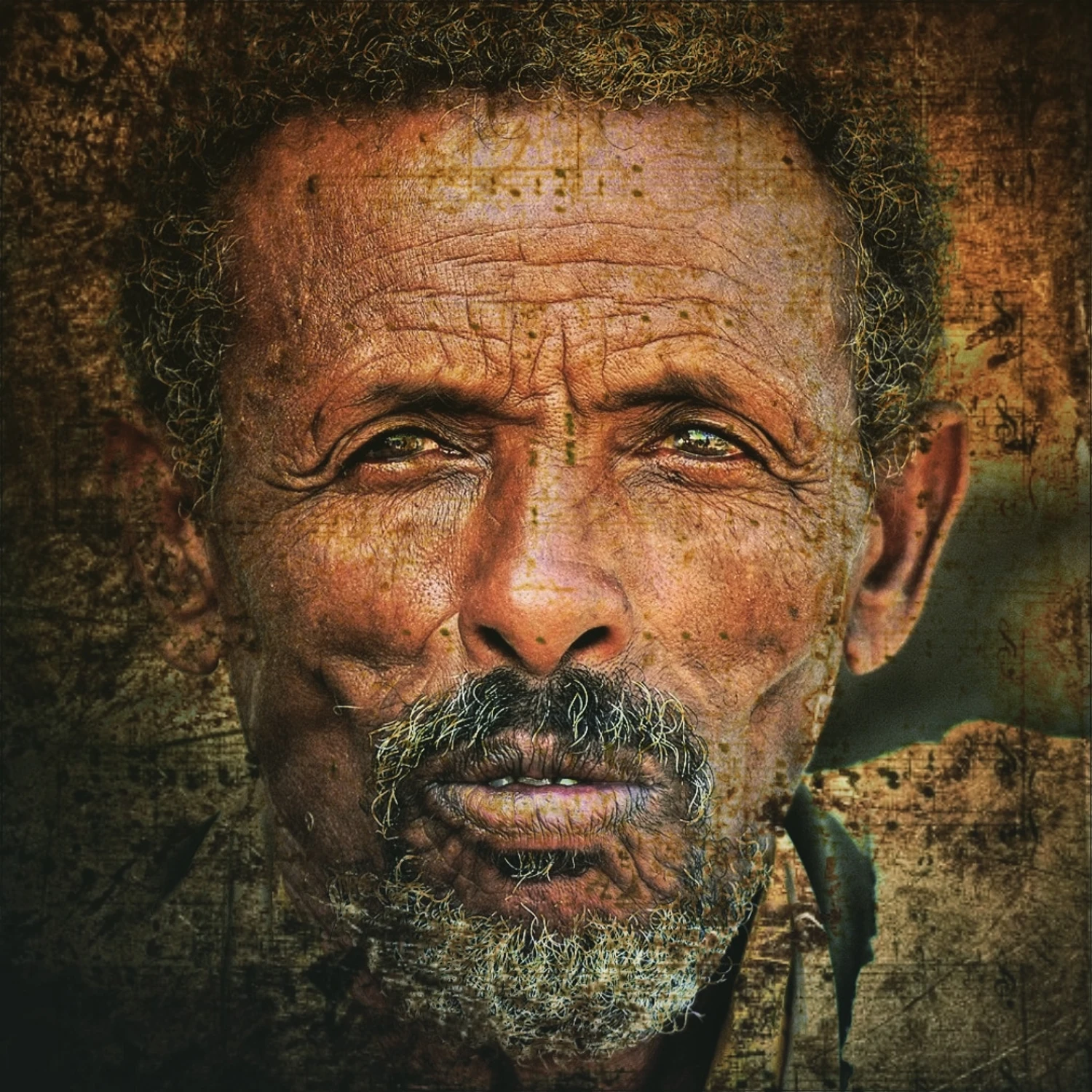 Pielgrzym.Klasztor Debre Damo.Etiopia