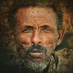 Pielgrzym.Klasztor Debre Damo.Etiopia