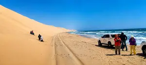 przystanek przy oceanie